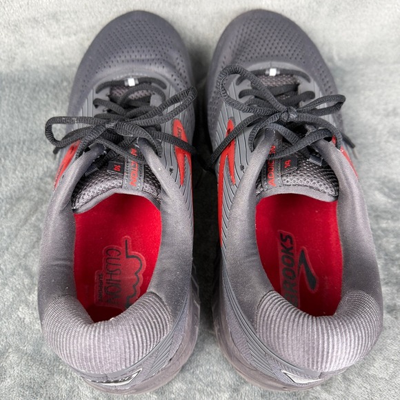 Brooks Glycerin 19 Gray Red Running Athletic Shoes‎ Sneakers Wide main image 9